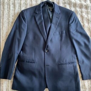 Pronto Uomo Navy Blue Suit
